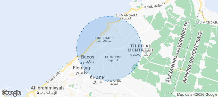 Sedi Beshr Bahary Airbnb map